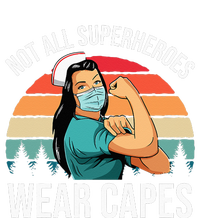 Vintage Not All Superheroes Wear Capes Funny Nurse T-Shirt