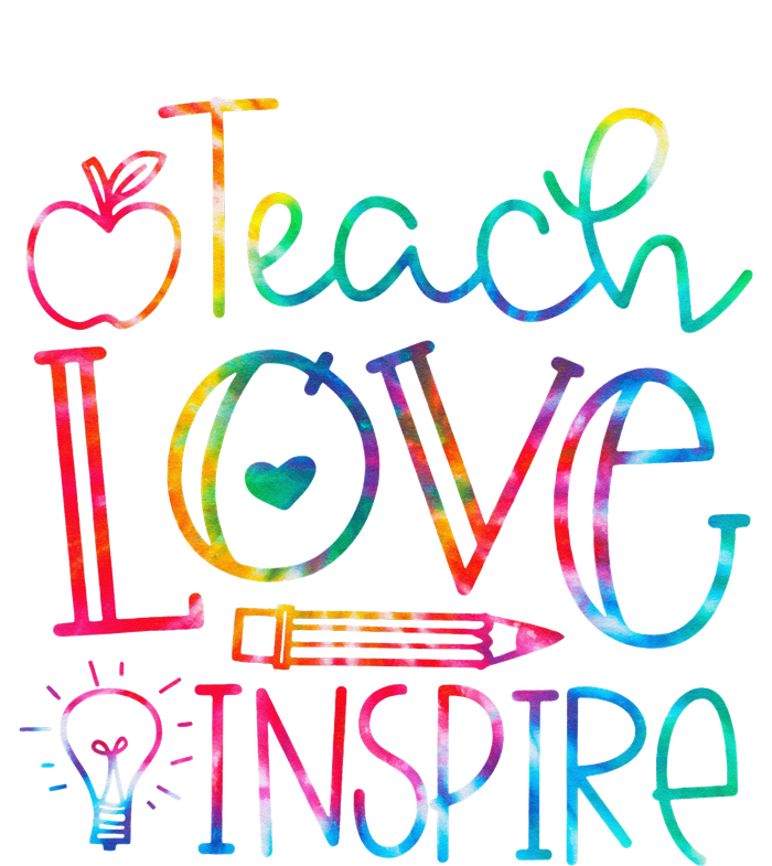 Back To School Teach Love Inspire Teaching Kindness Teacher T-Shirt