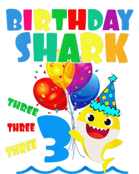 Birthday Shark 3 Year Old 3rd Birthday Matching Family T-Shirt