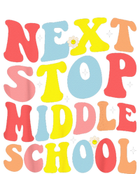 Groovy Next Stop Middle School Elementary School Graduation Button