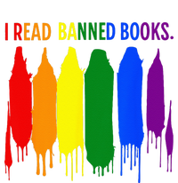 I Read Banned Books Week Rainbow LGBT Book Lover Teacher T-Shirt