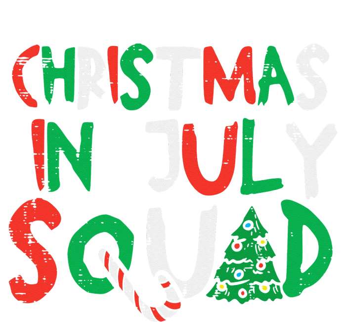 Christmas In July Squad Funny Summer Xmas Cooling Performance Crew T-Shirt