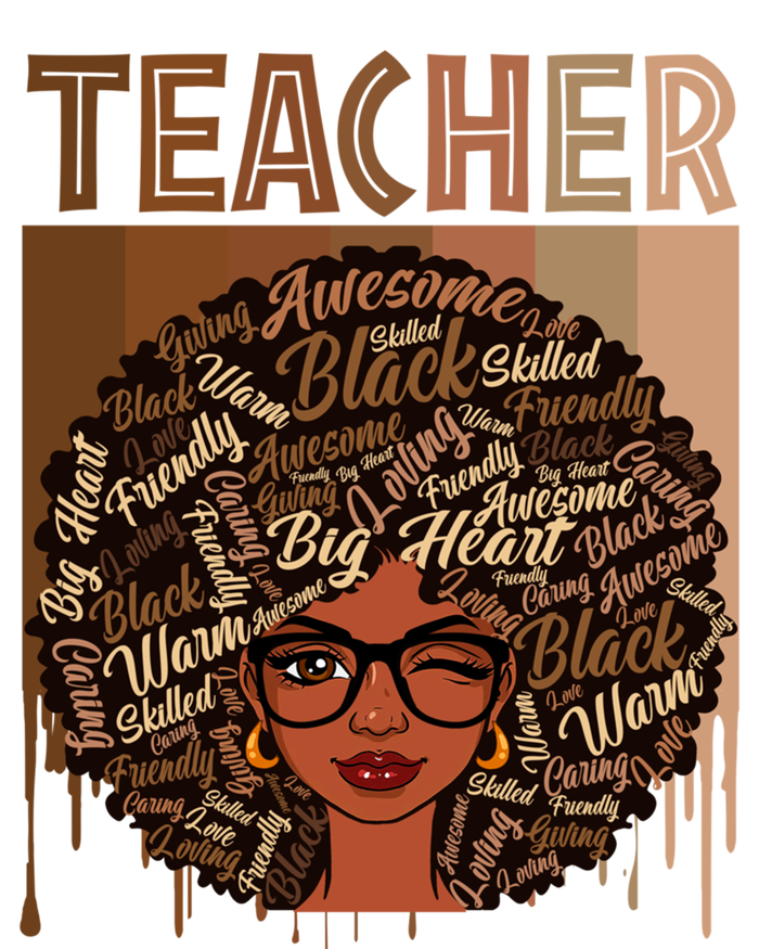 Juneteenth Black Teacher Afro Smart Africa American Gift T-Shirt