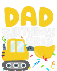 Dad Birthday Crew Construction Truck Excavator Daddy Papa T-Shirt