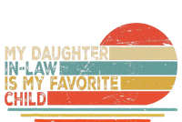 My Daughter In Law Is My Favorite Child Retro Vintage Cropped Pullover Crew