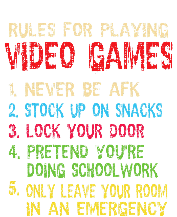 Funny Gamer Saying Rules For Playing Video Games Wool Snapback Cap