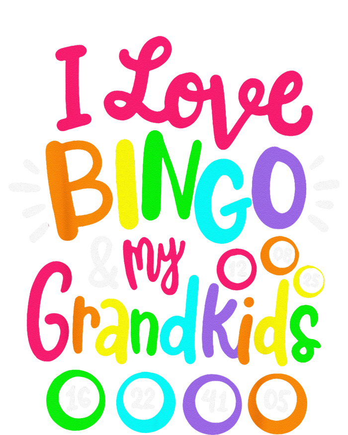 I Love Bingo And My Grand Funny Bingo Player Bumper Sticker