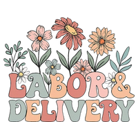 Retro Wildflowers Labor And Delivery Nurse Back To School T-Shirt