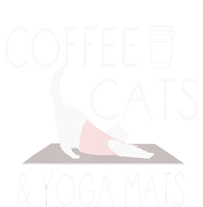 Coffee Cats & Yoga Mats Funny Gifts For Yoga Instructor Sweatshirt