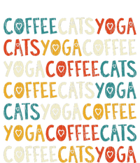 Funny Coffee Cats Kitten Yoga Lovers Youth Performance Sprint T-Shirt