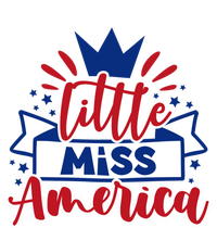 Little Miss America Illustration Novelty Graphic Designs Gift T-Shirt