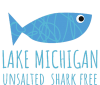 Lake Michigan Unsalted Shark Free Great Lakes Fishing Lover Hoodie