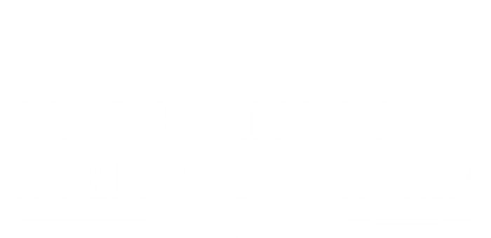 Make America A Democracy Again Gift Full-Length Apron With Pockets