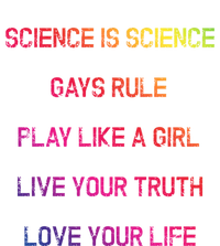 Funny Science Is Real Live Your Truth Gift Tank Top