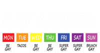 Gay Agenda Csd Pride Day Outfit Lesbian Lgbtq Lgbtq+ Meaningful Gift Valucap Bio-Washed Visor