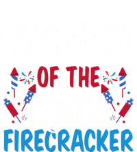 Daddy Of The Little Firecracker 4th Of July American Flag Funny Gift T-Shirt