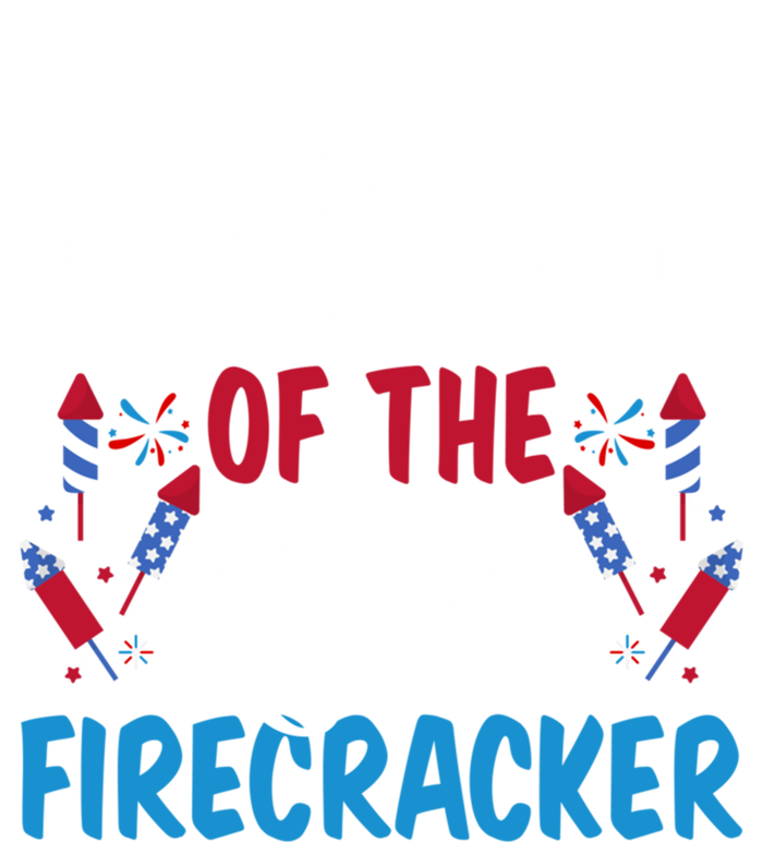 Daddy Of The Little Firecracker 4th Of July American Flag Funny Gift T-Shirt