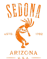 Sedona Arizona Kokopelli Souvenir Distressed Design High Crown Mesh Back Trucker Hat