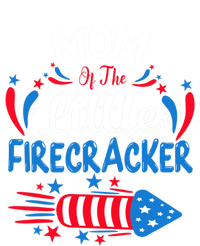 Mom Of The Little Firecracker 4th Of July Birthday Party Cool Gift Women's Flannel Pajama Set