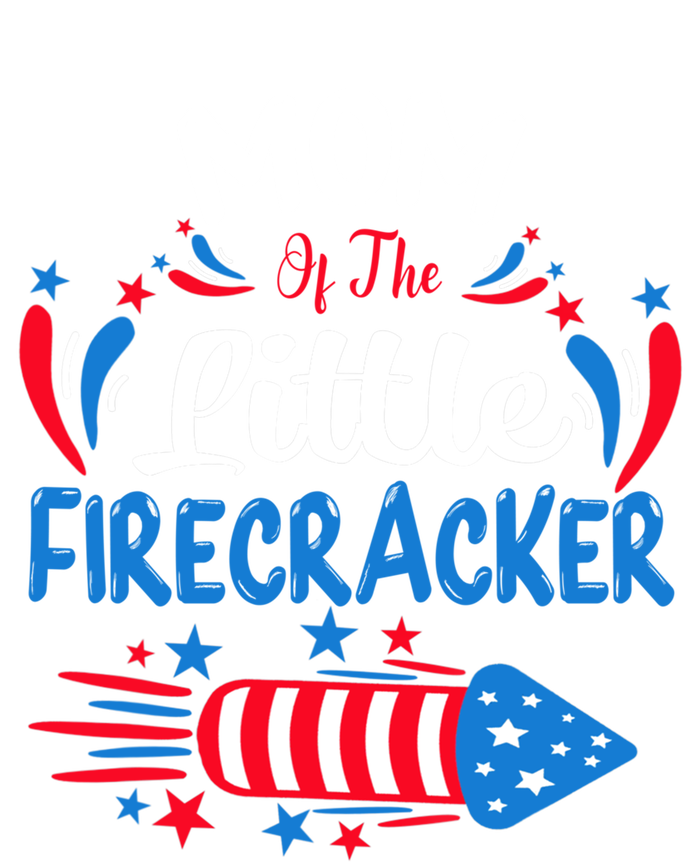 Mom Of The Little Firecracker 4th Of July Birthday Party Cool Gift Women's Flannel Pajama Set