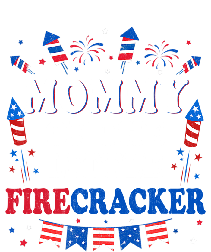 Mommy Of The Little Firecracker 4th Of July Birthday Party Gift T-Shirt