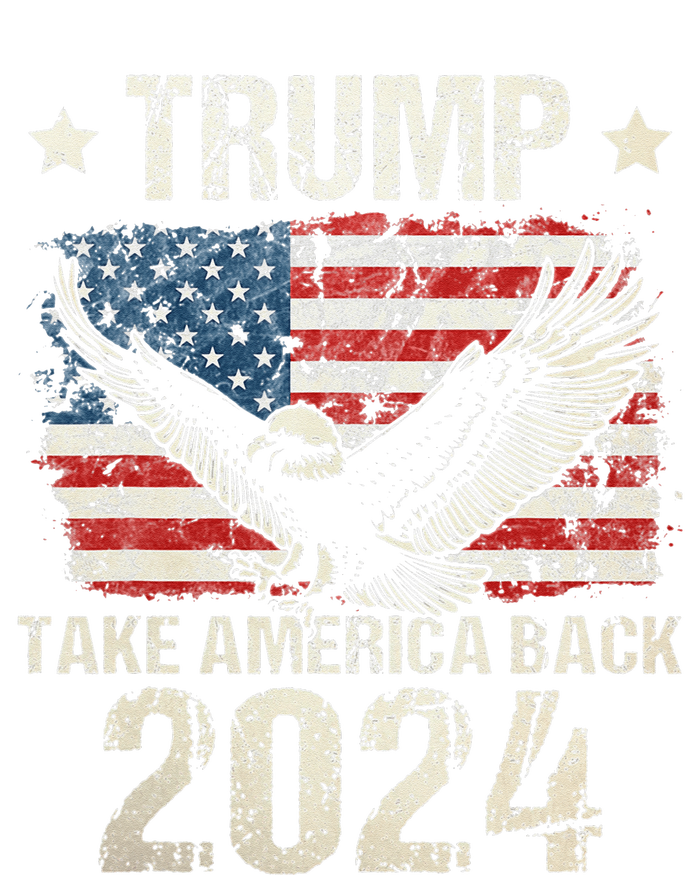 Trump 2024 flag take America back Trump 2024 Insulated Varsity Jacket