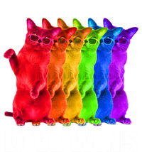 Vintage Love Win Rainbow Cat Lover Pride Lesbian Gay Lgbtq Gift Toddler T-Shirt