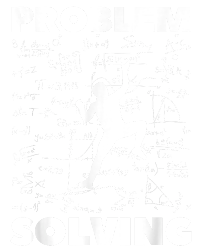 Problem Solving Climber Gift Rock Climbing Bouldering Pun Women’s Perfect Tri Rocker Tank