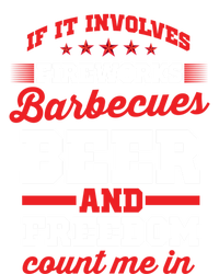 Fireworks Barbecues Beer And Freedom Funny 4th Of July Gift Magnet