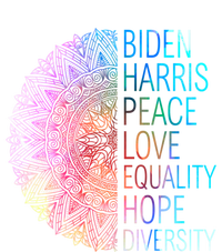 Wo Biden Harris Peace Love Equality Hope Diversity Gift T-Shirt