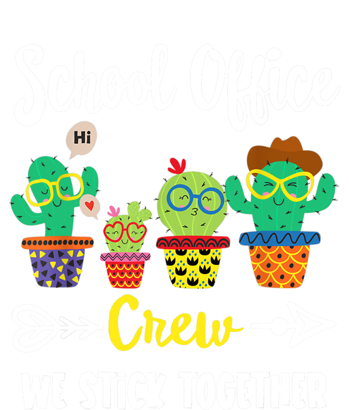 School Office Crew, Funny Cactus Team School Office Squad T-Shirt