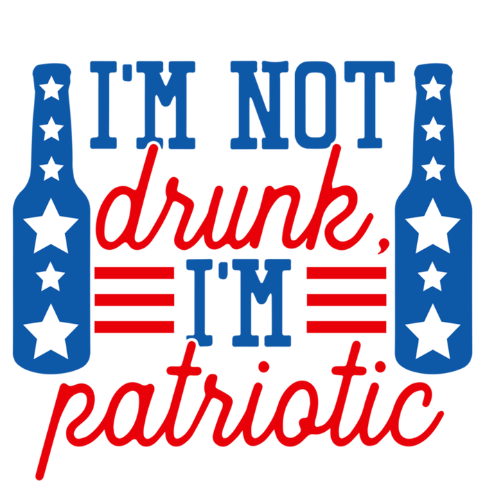 Im Not Drunk Im Patriotic Funny Ing American Flag Gift T-Shirt