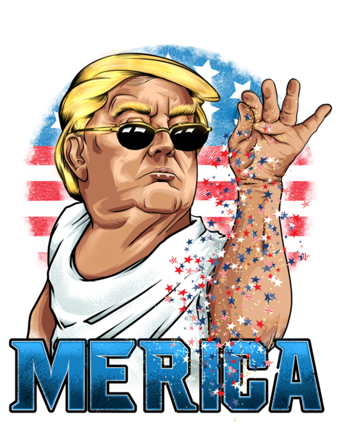 Funny Donald Trump Salt Merica Freedom 4th Of July Gift Kids T-Shirt