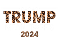 Funny Trump 2024 Mean Tweets Leopard Print Gift Cool Gift T-Shirt