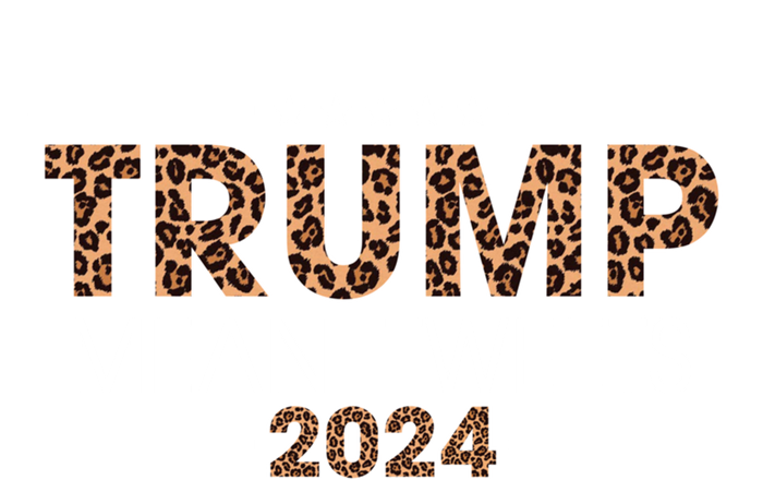 Funny Trump 2024 Mean Tweets Leopard Print Gift Cool Gift T-Shirt