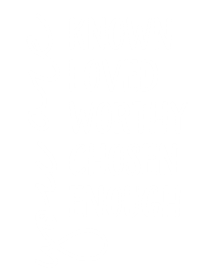 You Are Known Loved Worthy Chosen Enough Christian Gift 16 in Basic Backpack