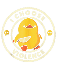 I Choose Violence Funny Duck Holding Knife  Kids Long Sleeve Shirt