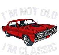 I'm Not Old I'm Classic Funny Car Graphic Gifts For Dad Women's Tri-Blend 3/4-Sleeve Raglan Shirt