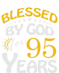 Vintage Blessed by God For 95 Years Old Happy 95th Birthday T-Shirt