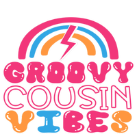 Groovy Cousin Vibes Retro Rainbow Cousin Crew Gift T-Shirt