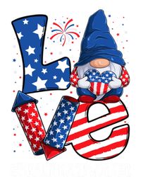 Healthcare Worker Love 4th Of July Gnome Usa Patriotic Great Gift Full Zip Hoodie