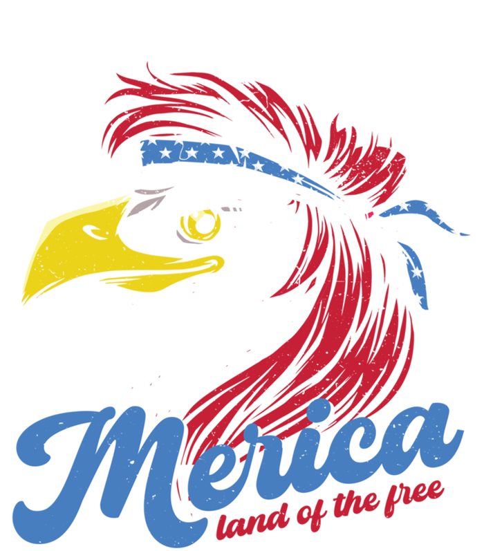 4th Of July Merica Mullet Eagle Independence Day Us Flag Gift Kids Tie-Dye T-Shirt