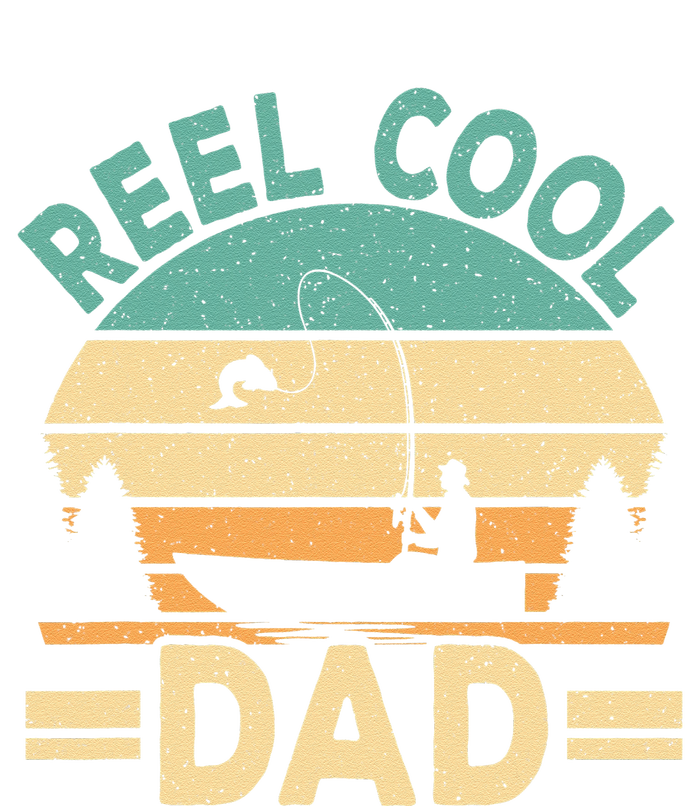 Funny Reel Cool Dad Fishing Fisherman Daddy Fathers Day Womens Cotton Relaxed Long Sleeve T-Shirt