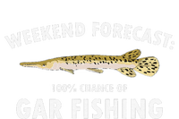 Funny Weekend Forecast Alligator Gar Fishing T-Shirt