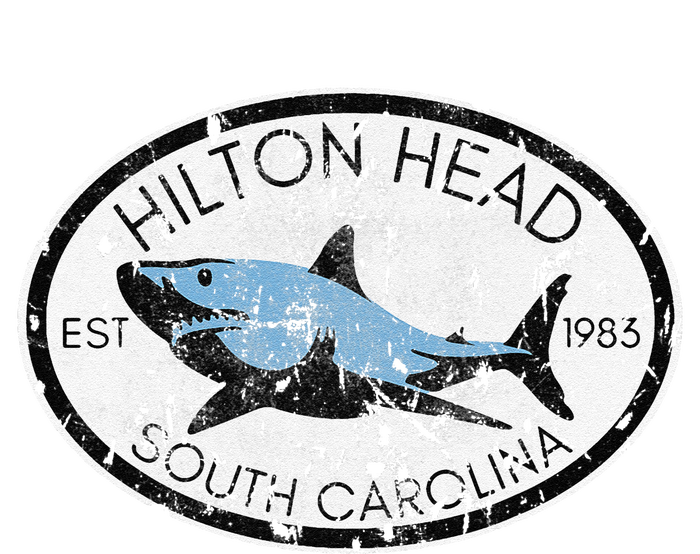 Hilton Head Island South Carolina Fishing Shark Fish Beach T-Shirt