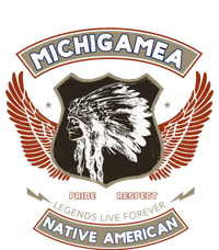 Michigamea Tribe Native American Indian Pride Respect Gift V-Neck T-Shirt