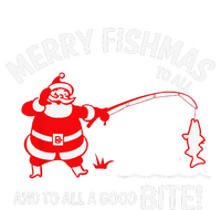 Merry Fishmas Funny Fish Fishing Fisherman Christmas Xmas Tote Bag