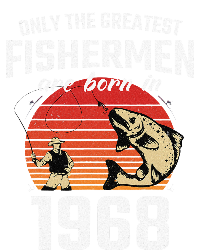 Gift For 54 Year Old Fishing Fisherman 1968 54th Birthday T-Shirt