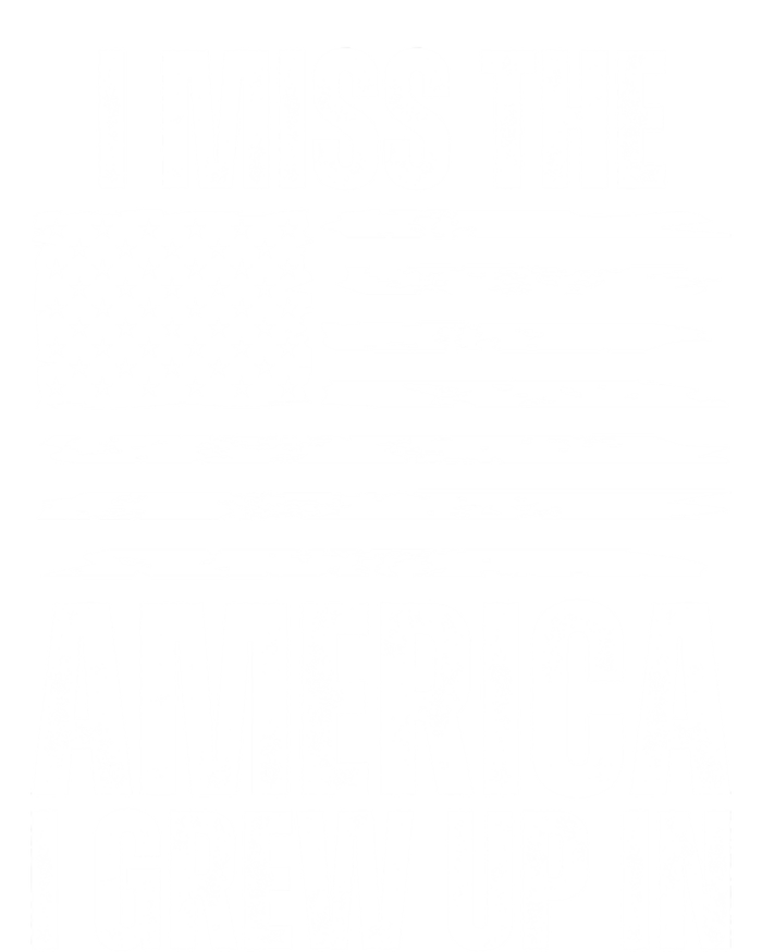 I Miss The America I Grew Up In Distressed American Flag Gift T-Shirt