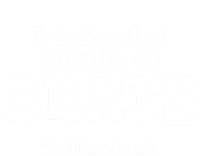 I Raised A Couple Of Brats Military Brat Funny Gift Stripe Pom Pom Beanie